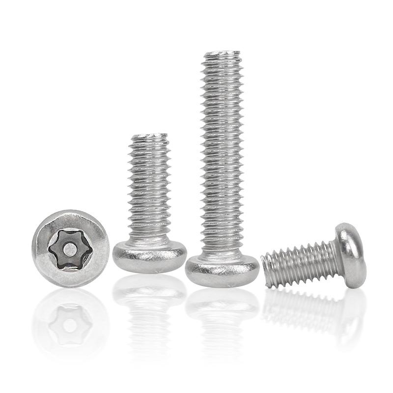 Vite Antifurto Rotonda Torx con Testa Esagonale Interna a Fiore in Acciaio Inossidabile 304 (M2M4M5M6M8)