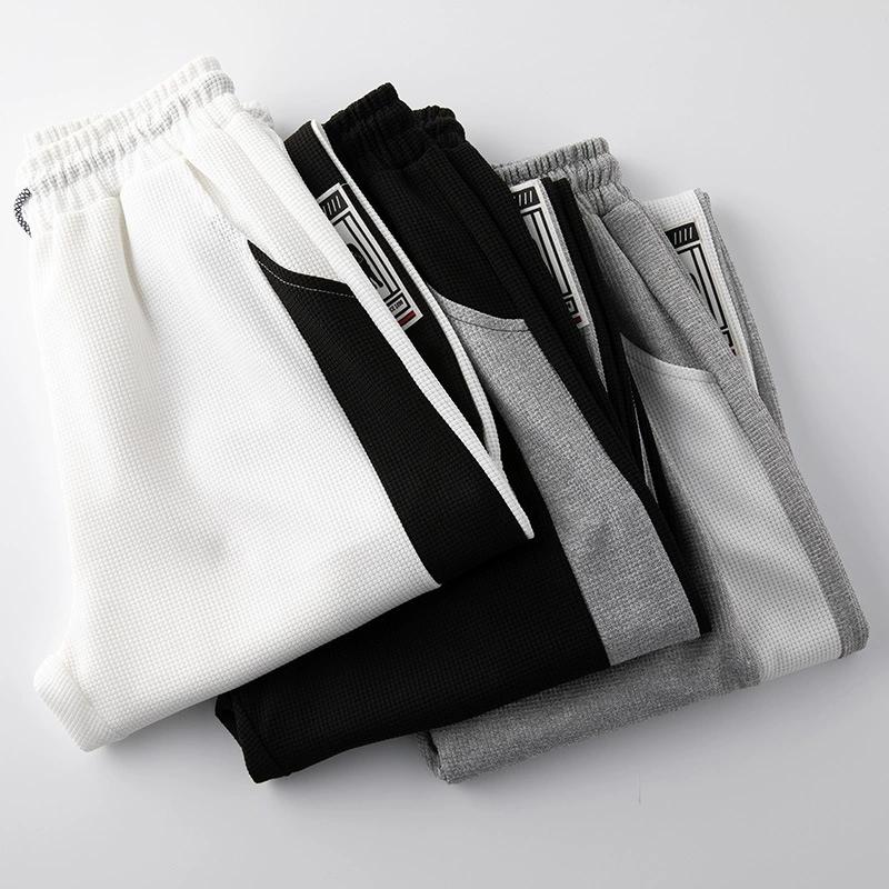 Men's Spring and Autumn Sweatpants, Loose Straight Leg Wide Leg Casual Pants