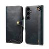 Retro Genuine Leather Case for Samsung Galaxy S26 Ultra S26+ S20 S10 Note 10 Plus Business Purse Cover with Lanyard Card Pocket