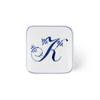 [Authentic Imported Product] Royal Copenhagen Alphabet Collection Bonbonnière Square "K" Height 6cm 1075893