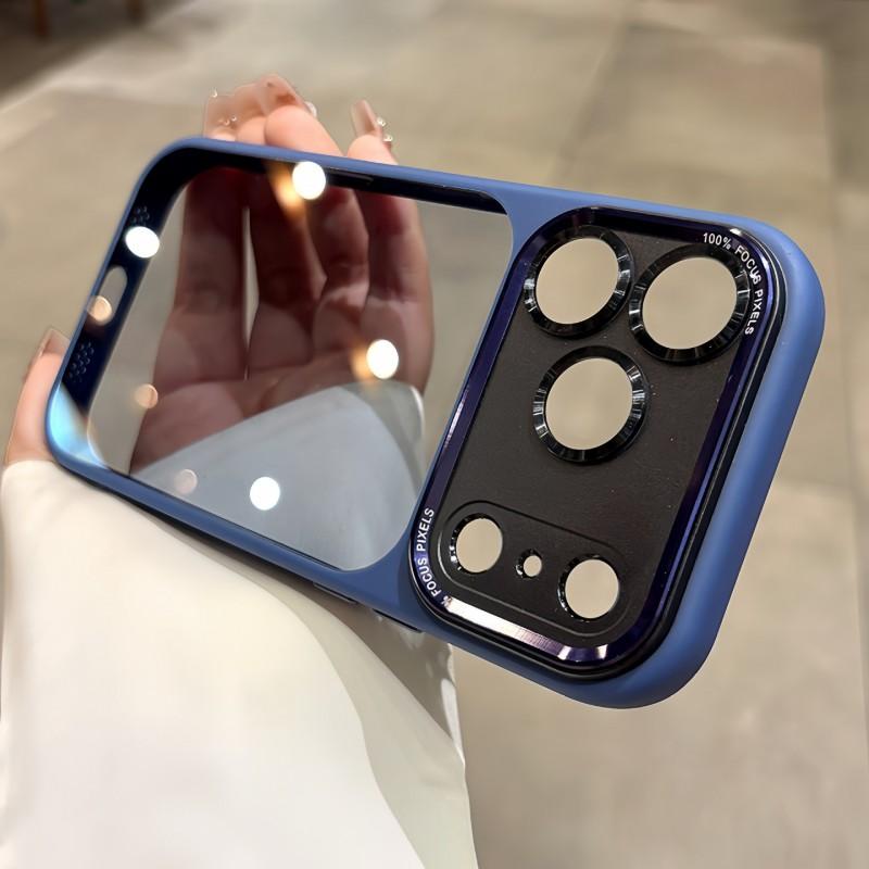 Metal Camera Lens Protector Case With AI Button IPhone 17 Pro Max 16 15 14 Full Coverage Shockproof