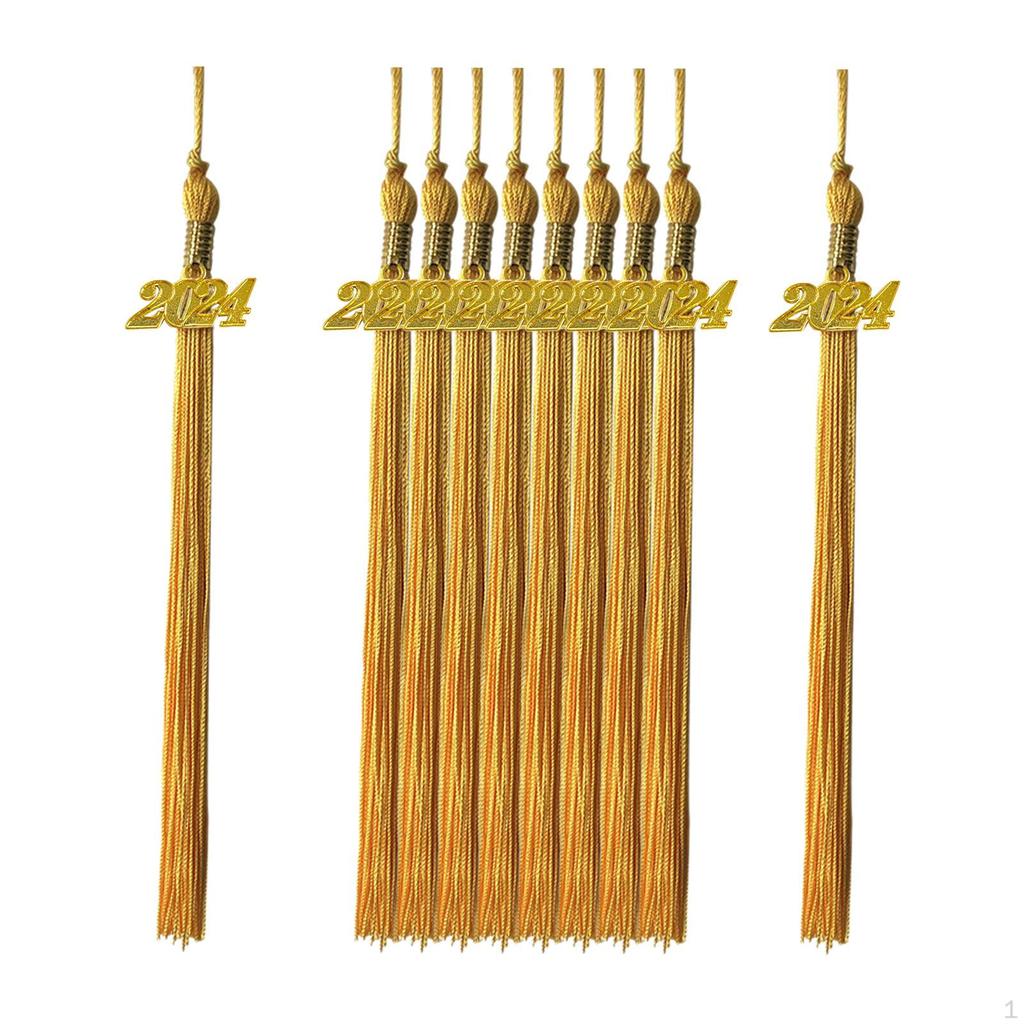 10 pièces de Mortier de Diplôme Chapeau à Gland pour Fournitures de Diplômé, Glands de Fête, Cérémonie