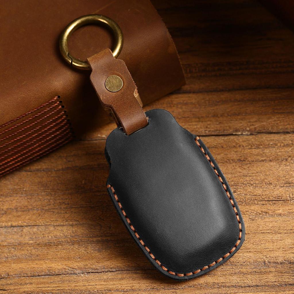Etui na kluczyk BYD: Torba z prawdziwej skóry na pilota do Surui S6, Sirui G5, Old E5, Qin Song Tang