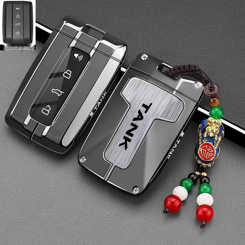 Tank 300/Hi4T/400/500/700 Key Case Shell with Buckle for New Energy Vehicles