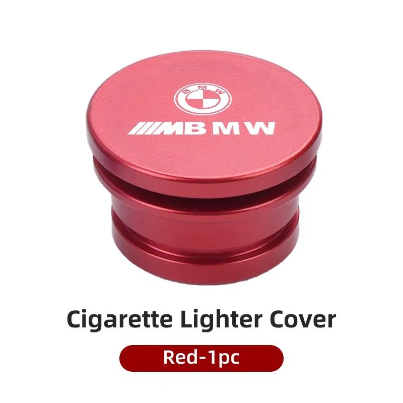 New Metal Car Cigarette Lighter Cover Decorative Cover DustProof Dust Cover Auto Accessories For BMW Motorsport X1 X3 X5 E