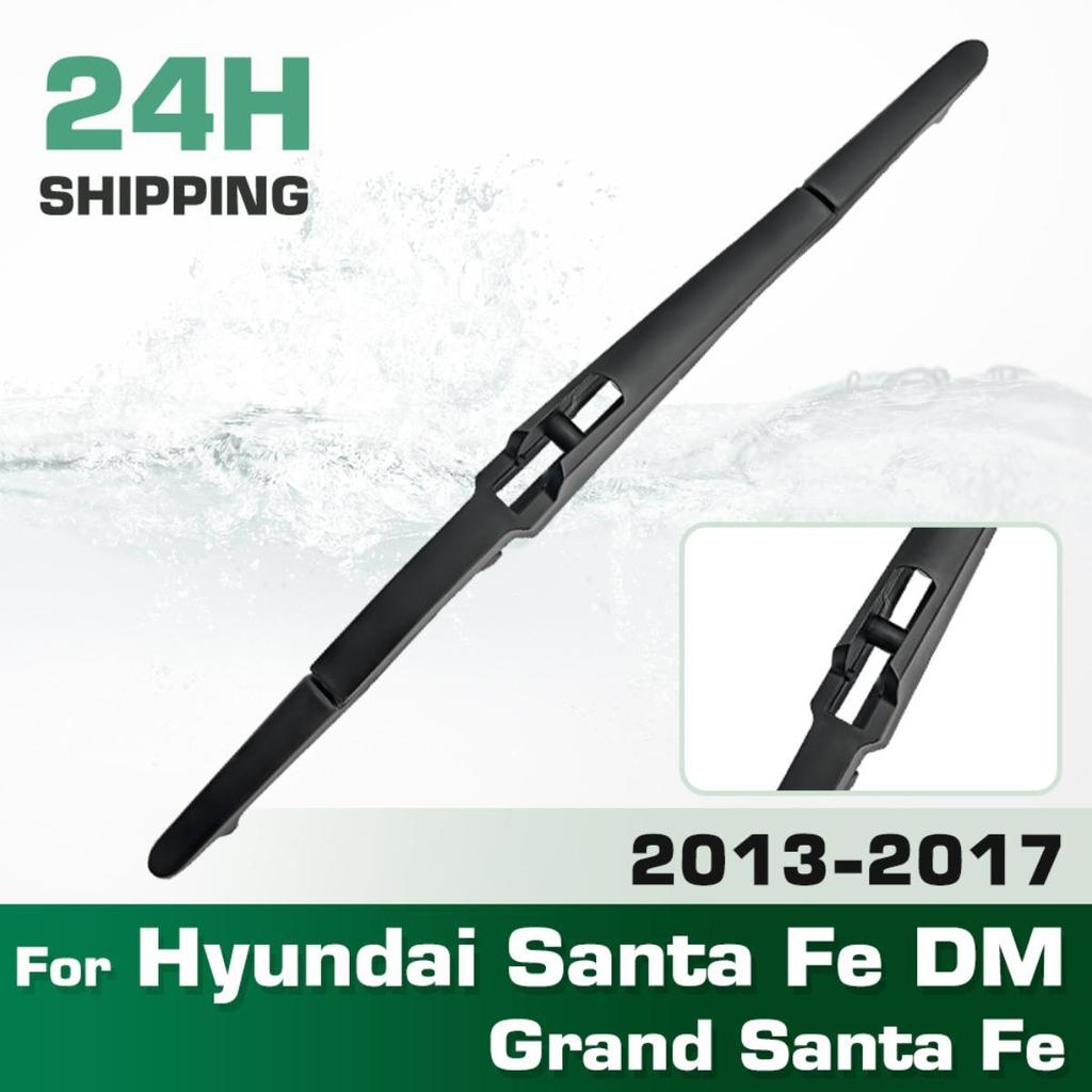 Rear Windshield Wipers Blades,Premium All-Season Wiper Blades Replacement For Hyundai Santa Fe DM Grand Santa Fe 2013-2017