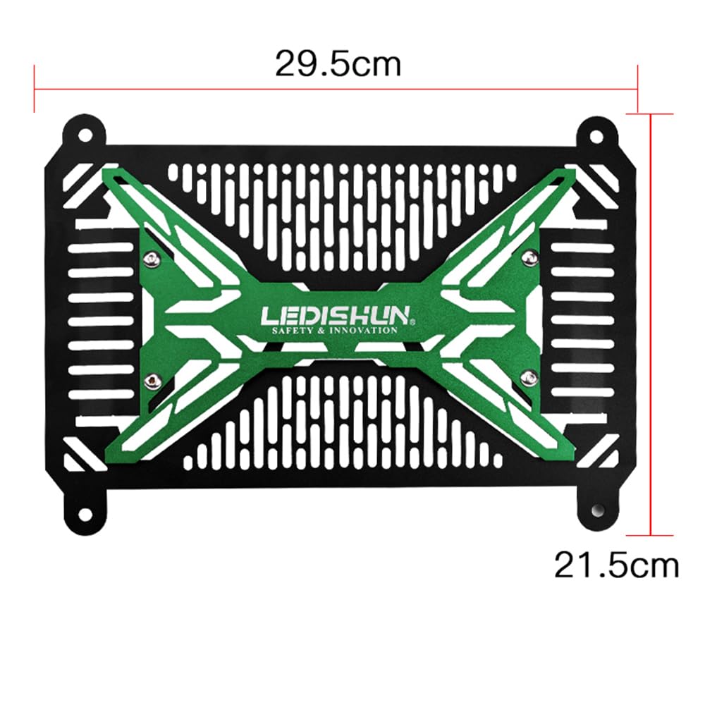 LEDISHUN Radiator Core Protector for Eliminator/SE (24) [8BL-EL400A] (Green)