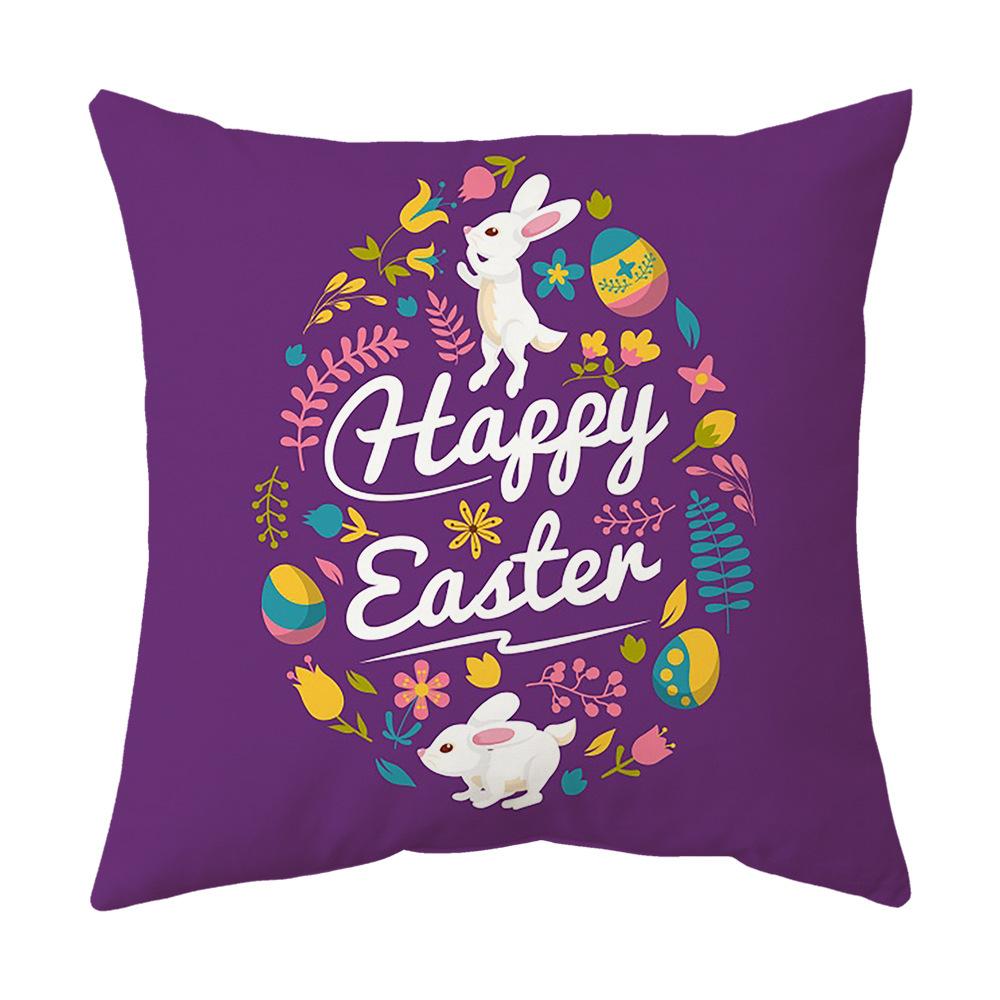 Easter Pillow Cover, Living Room Sofa Cover, Car Cushion Cover, Bay Window Cushion, Office Waist Protector