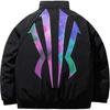 Anta Unisex NY Embroidered Stand Collar Warm Puffer Jacket Black 172441908-3