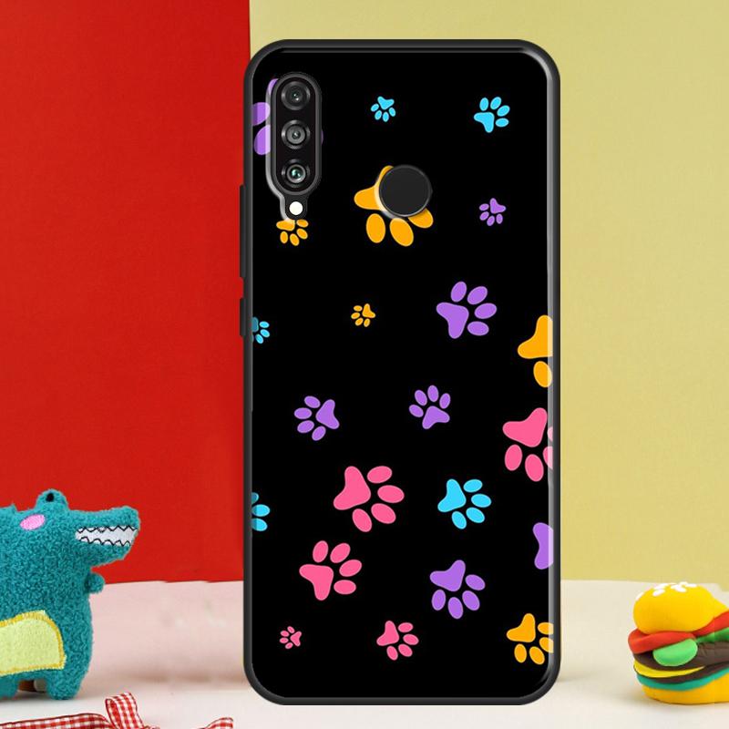 Dog Paw For Huawei Nova 12i 12s 11i 5T 9 10 SE Y91 Y90 Y60 Y70 Y72 Y61 P60 Pro P20 P40 P30 Lite Case