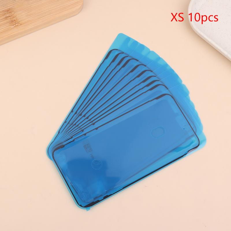 10Pcs Waterproof Adhesive Battery Sticker Kits For Phone Xr Xs 11 12 13 14 15 Mini Pro Max Screen Frame Bezel Seal Tape Glue