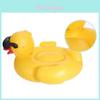 Gelbe Ente Schwimmende Poolliege PVC Cartoon Wasserrutsche für Erwachsene Kinder