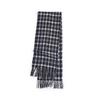 Student couple circle pattern plaid printed scarf women's high-end soft waxy warm scarf