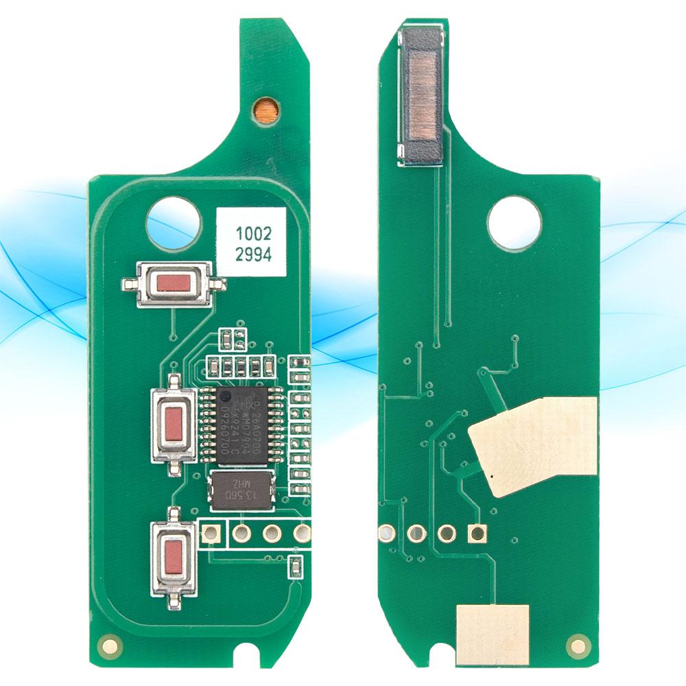 Okey Remote Smart Car Key Marelli/Delphi RX2TRF198 PCF7946 433MHz For Fiat 500L Ducato Citroen Jumper Peugeot Boxer 2008-2015