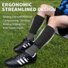 Football Shin Guards With Compression Socks Set Adults Teens Soccer Protection Gear