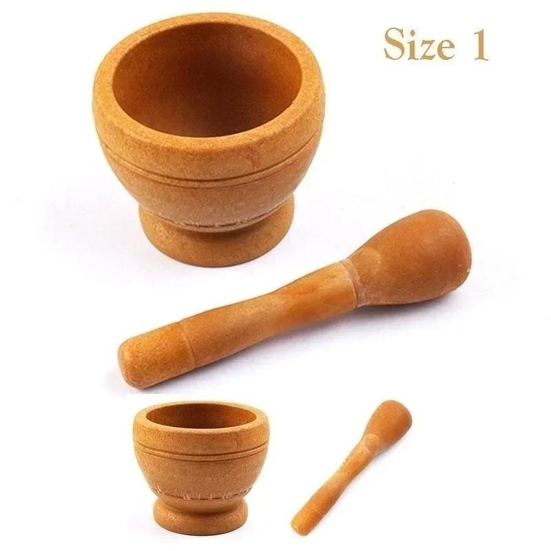 1 Pcs Stone Mortar Masher Multi-function Manual Household Garlic Mortar Pot Grinder Bowl Garlic Pot For Home Cook Tools