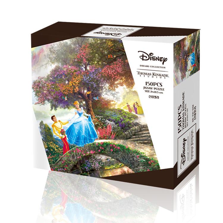 150-teiliges Puzzle - Aschenputtels wunderschöne Liebesgeschichte, geschrieben von Thomas Kinkade, beliebtes koreanisches Puzzle