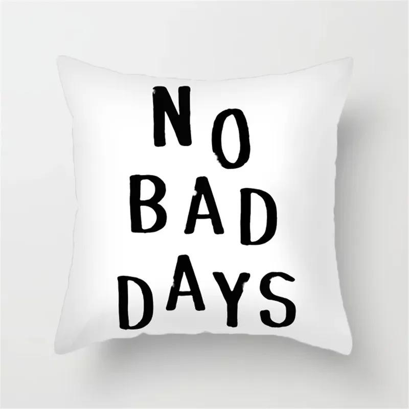 Black Line Decorative Pillowcase Living Room Office Ornaments Home Pillowcase