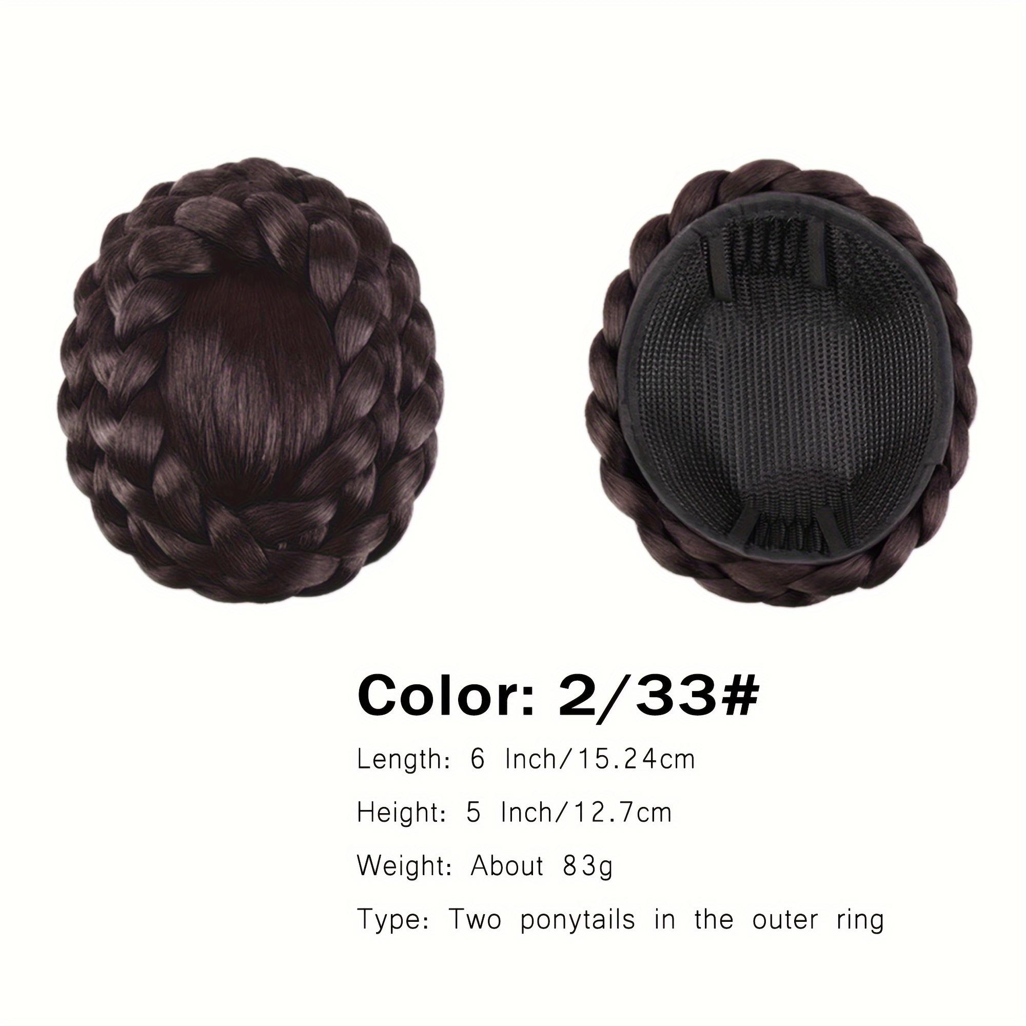 

Элегантный 6-дюймовый синтетический плетеный пучок волос — прическа с шиньоном на клипсе для женщин и девочек, универсальное ежедневное использование