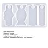 Name Plate Resin Mold For Cup Lid Personalized DIY Water Bottle Marking Label Pendant Mold Tumbler Lid Nameplate Mold Kitchen