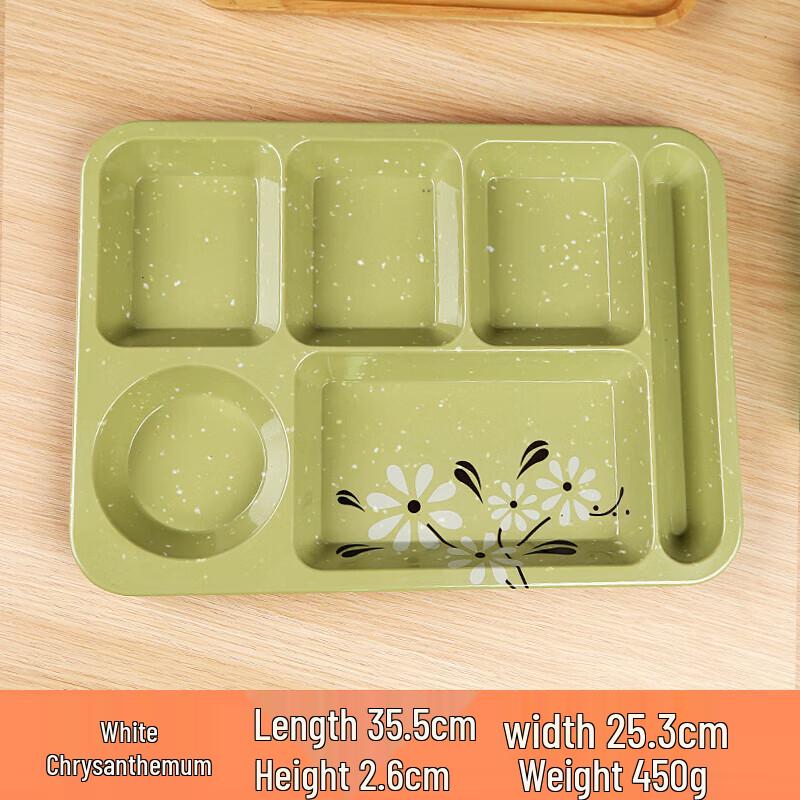 Yi Shu Xiang Commercial Melamine Divided Dinner Plate