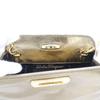 Salvatore Ferragamo ChainShoulder Shoulder Bag AQ214734 Gancini 2-way Clutch Gold Calfskin Women Used