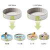 Bunmery No Inflation Water Home Ball Dog Light Green Kids' Pool, Required, Foldable, Play, Pool, Friendly, Indoor/Veranda/Garden, (10030cm)