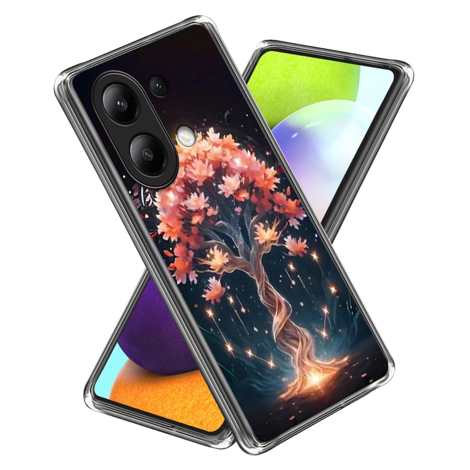 

Для Xiaomi Redmi Note 13 4G Чохол з IMD-друком, Протиударний чохол для телефону з ТПУ O