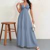 European and American Fashion Summer New Women's Halter Neck Dress