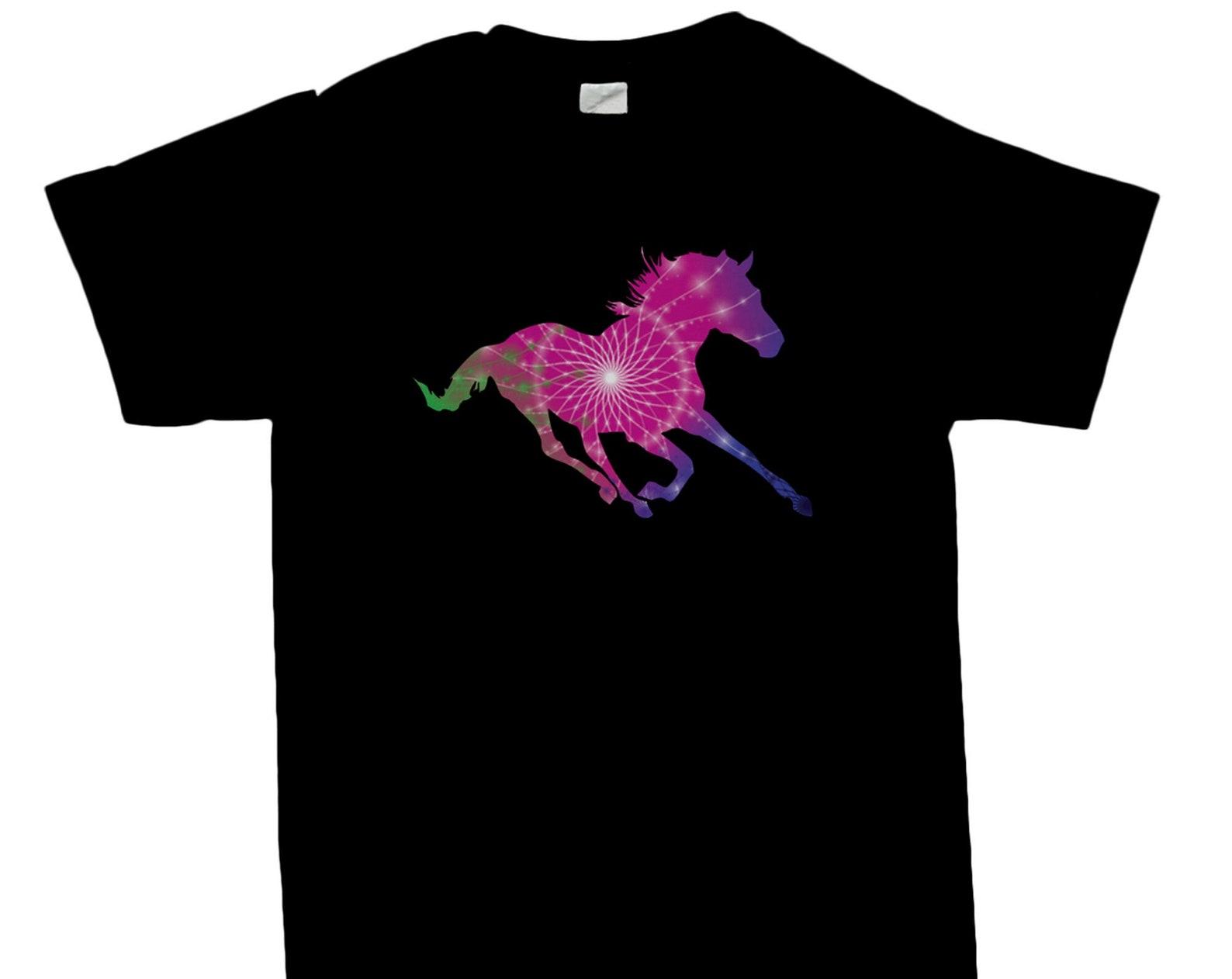 Psychedelic Horse T shirt, Ideal Gift For Horse Lovers 3XL