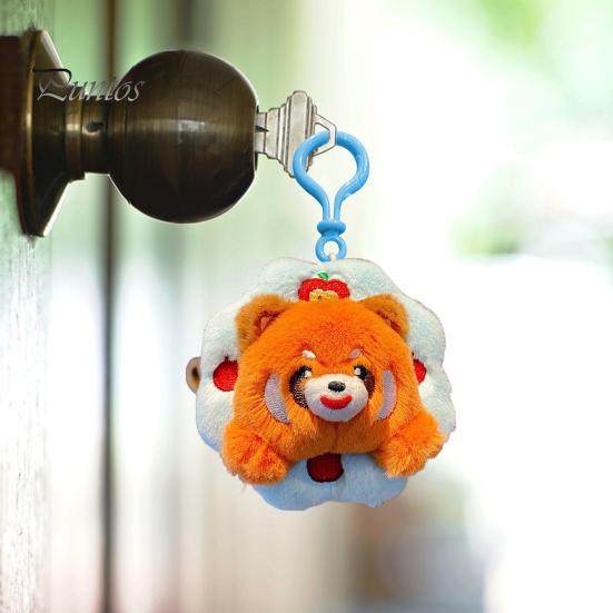 

Плюшевый венок, брелок в виде животного, плюшевая игрушка кролик, свинья, капибара, енот, плюшевая кукла, держатель для ключей, сделай сам, рюкзак, подвесное украшение, сумка, кулон для детей белый