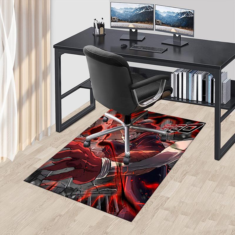 

1pc Anime Cartoon Design Ergo Proxy Chair Mat - Non-Slip Carpet for Office, Home Decor, Living Room, Bedroom, Game Room - Perfect Gift for Anime Fans. 60cm by 90cm