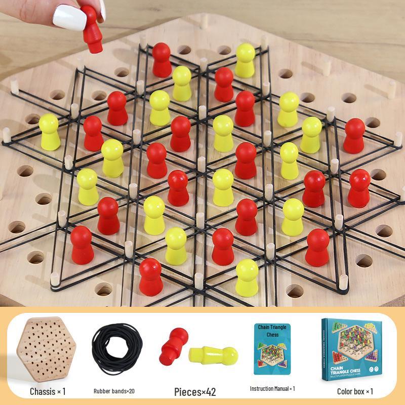 

Треугольная шахматная головоломка: Улучшение взаимодействия между родителем и ребенком и развитие логического мышления детей