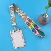 ID Card Holder Rainbow Credential Holder Neck Straps Autism Awareness Badge Holder Mobile Phone Accessories