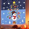Adesivos de janela de Natal, adesivos de parede de Natal, decalques de parede para quarto infantil, decorações de Natal para casa, adesivos de ano novo