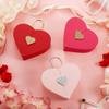 Heart Shape Jewelry Storage Case Compact Travel Box for Multiple Accessories Waterproof Ornament Display Case for Girls
