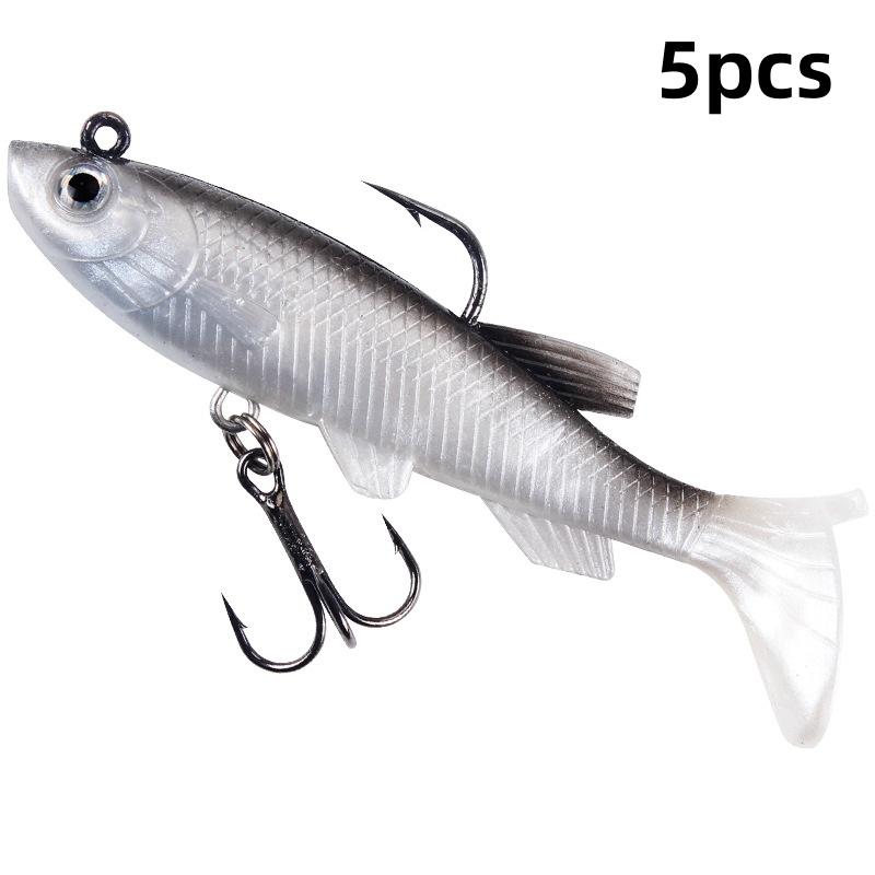Life-Like Fishing Lure Bait Tackle Crankbait Sharp Hook Minnow Tool