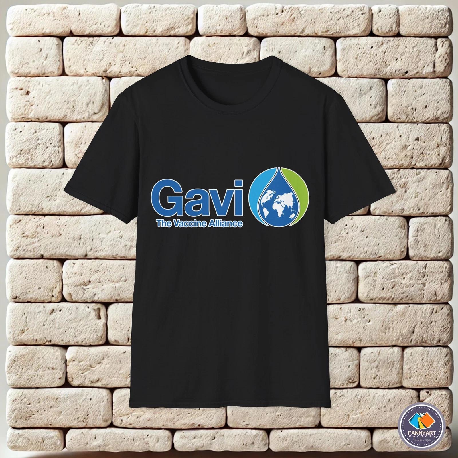 Gavi the Vaccine Alliance Logo Unisex T-Shirt M