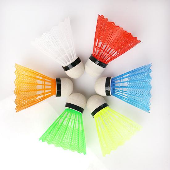 12 ks Badmintonové míčky Živé barvy Opakovaně použitelné Lehké Přenosné Tréninkový Badminton pro Děti Zábava