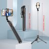 Gimbal Stabilizer Selfie Stick Tripod Gimbal 360 Rotation Following Shooting Mode with Light For iPhone Xiaomi Andriod phone
