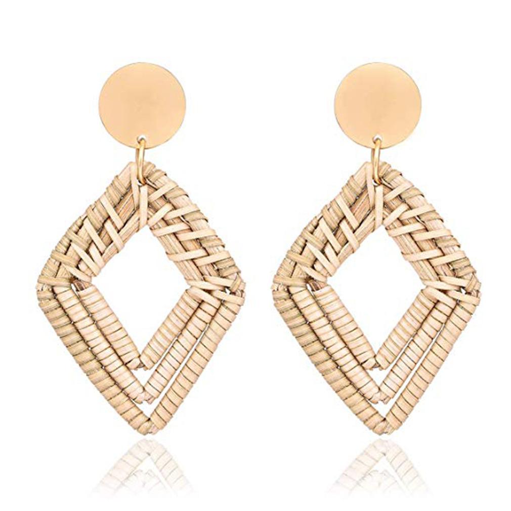 New Fashion Round Occident Clip On Earrings For Women Geometric Round Earring Wedding Jewelry