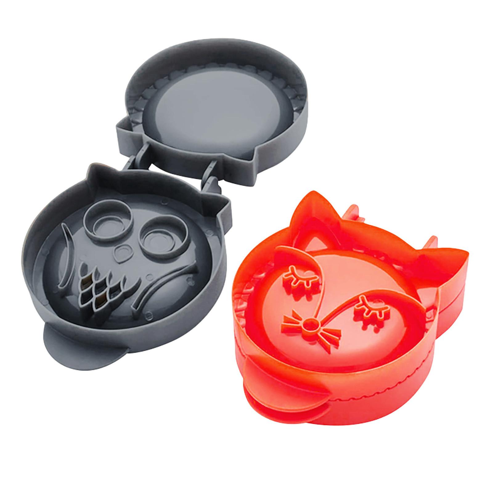 

Мини-ручной пирог в форме лисы и совы, пирог в форме детской вечеринки, один пресс, прижимная лапка для теста, карманная прижимная лапка для пирога, 2 шт. One Size