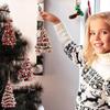 2D Acrylic Christmas Tree Hanging Ornaments Pendant Xmas Home Table Decor Gifts 2025 Happy New Year Decor