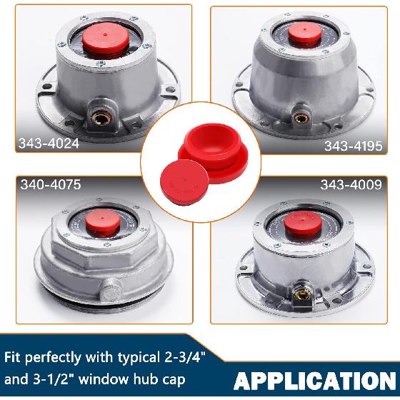 CheeMuii 20 PCS Hubcap Rubber Plugs 1-1/8" Wheel Fit For Trailer Hub Cap Replace Stemco 359-5990 Fit For Stemco 343-4009 343-4024 Etc