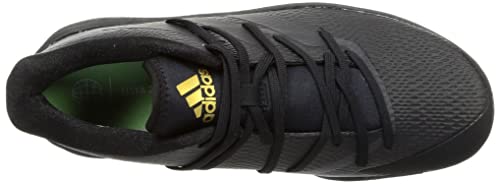 Adidas Adizero Afterburner 8 TD Baseball Cleats, Core Black/Core Black/Gold Metallic (GW0271), Size 25.0 cm