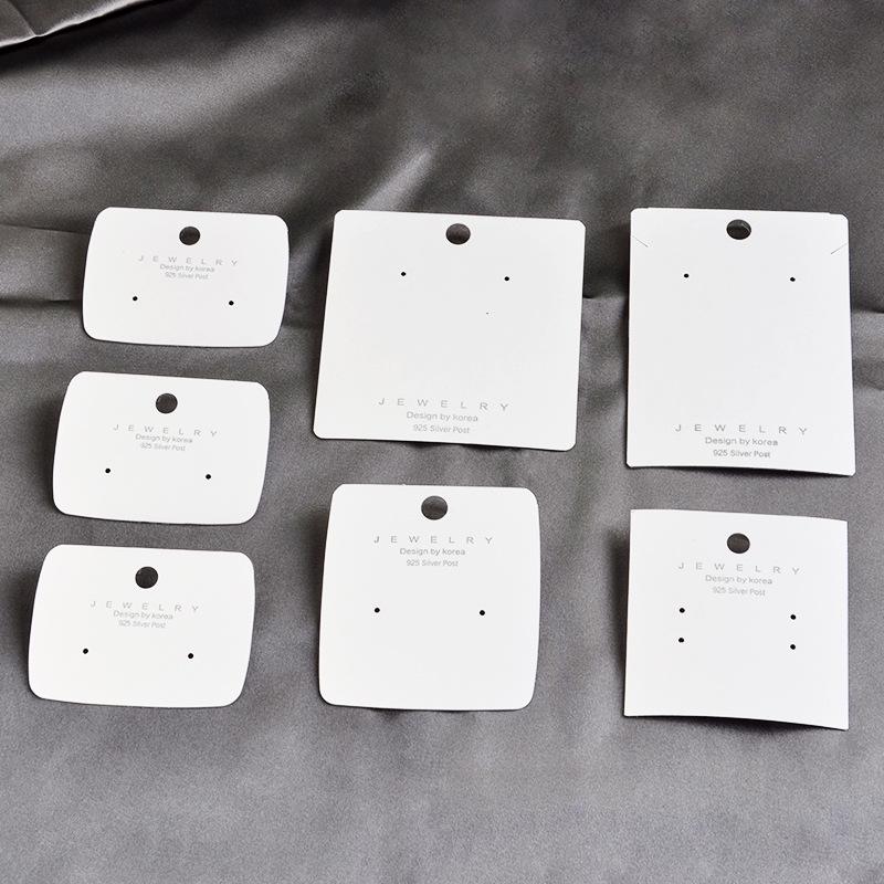 "Earrings & Necklace Silk Screen Cardboard Packaging with Art Logo"