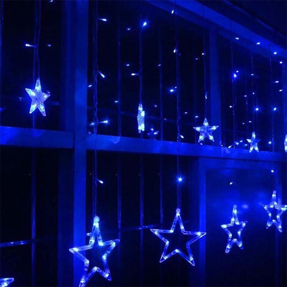 2.5M Christmas LED Lights Curtain String Lighting For Holiday Wedding Garland Party Decoration