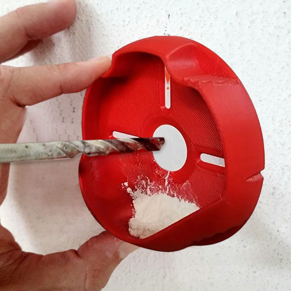 Electric Drill Dust Collector Reusable Drill Dust Box Red Dust Bowl Device Dustproof Coll ection Devices 1-5pcs