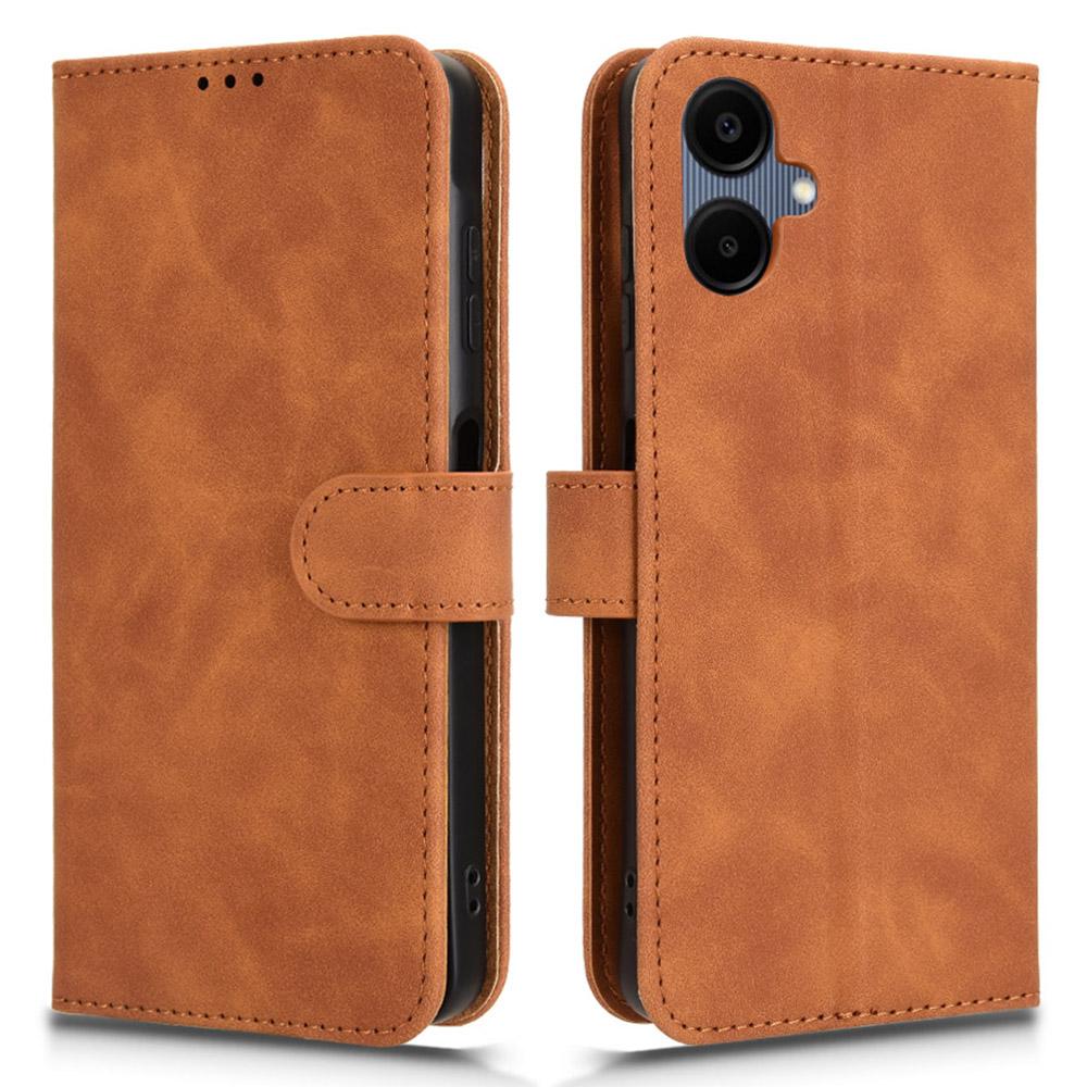 For Samsung Galaxy A06 5G Leather Case Skin Feel Anti Drop Wallet Flip Phone Cover