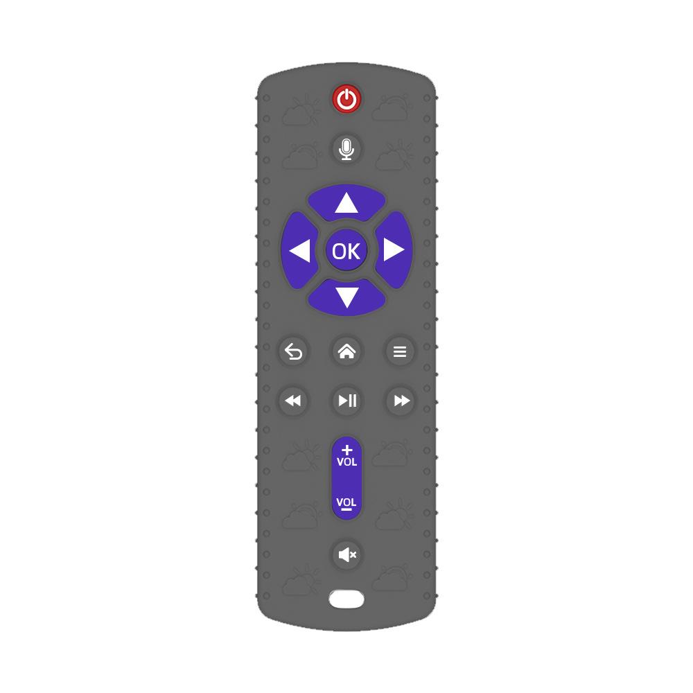 Silicone Teether Remote Control Toy for Babies 6+ Months